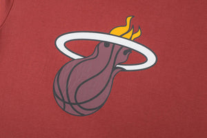 NBA BASICS PRIMARY LOGO T-SHIRT - MIAMI HEAT RED