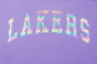 NBA Back Holographic Print Boxy Fit T-shirt - Los Angeles Lakers