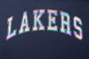 NBA Back Holographic Print Boxy Fit T-shirt - Los Angeles Lakers