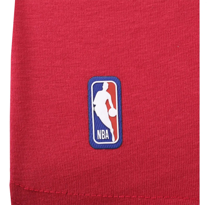 NBA Team Logo Print Boxy Fit Cropped Top - Chicago Bulls