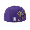 NBA Patch Logo Flex Fit Flat Cap - Los Angeles Lakers