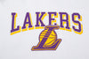 NBA Team Print Loose Hoodie - WHITE1, LAKERS