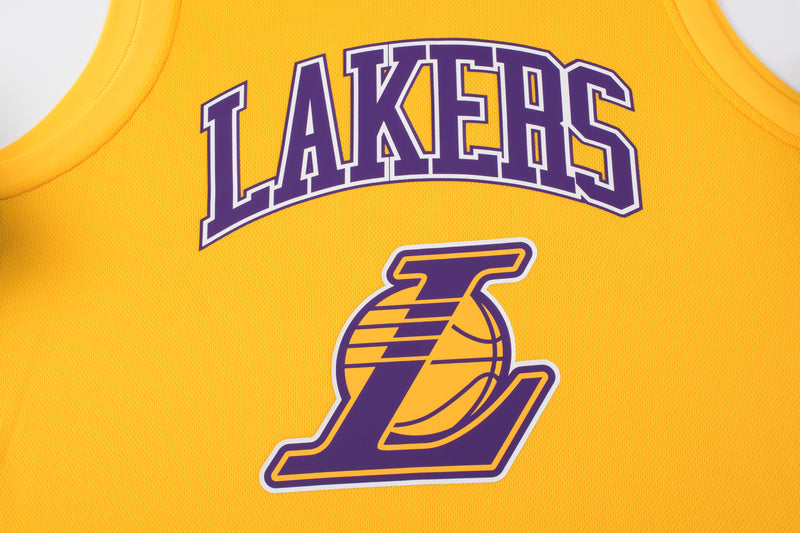 NBA PLAYER NUMBER REGULAR FIT MESH TANK TOP - LAKERS