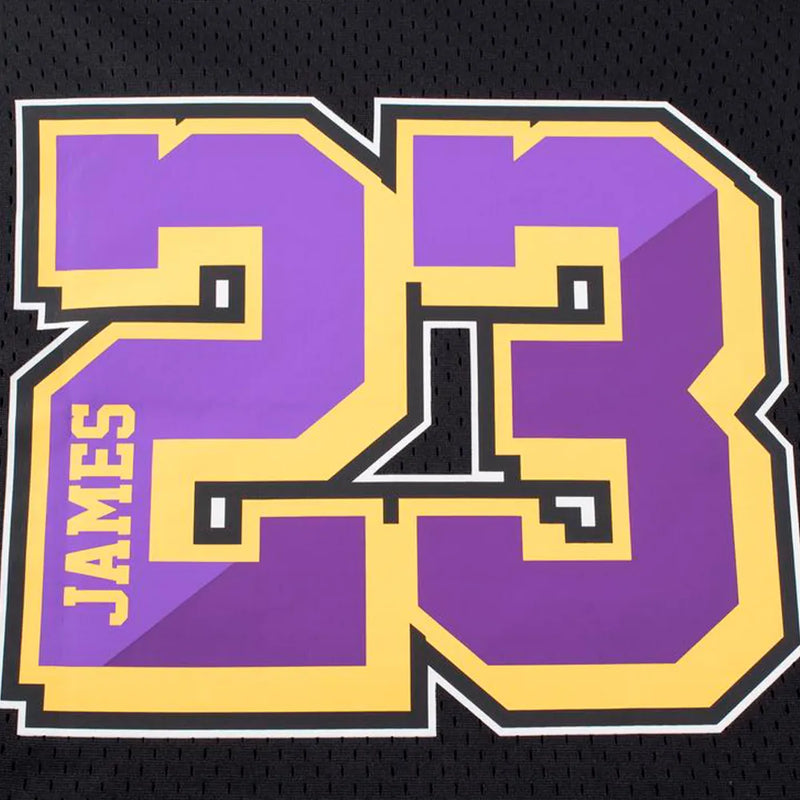 NBA Regular Fit Rubber Print Mens Tank Top - Los Angeles Lakers