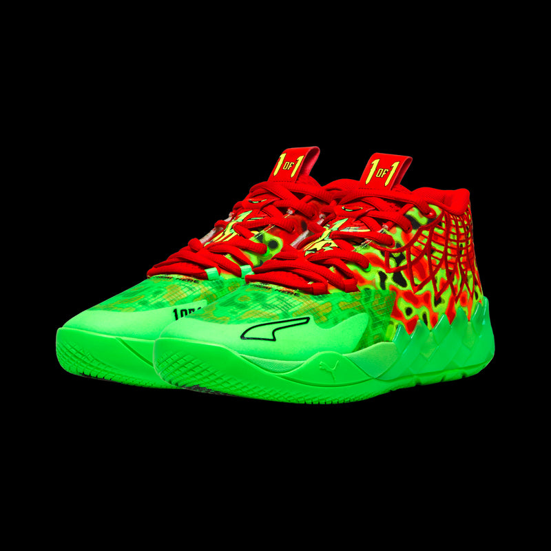 MB.01 Thermal Fluro Green Pes-PUMA Red