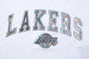 NBA Front Holographic Print Regular Fit Crop Jersey - Los Angeles Lakers