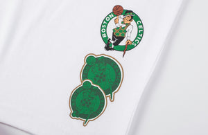 NBA Boston Celtics Front Cracked And Puff Print Regular Fit