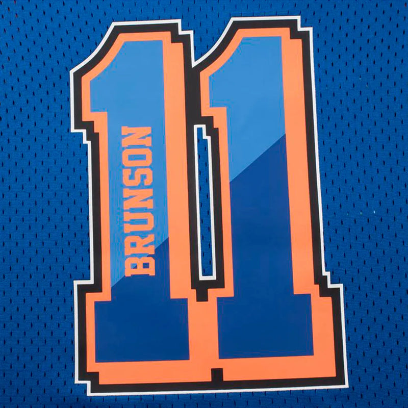 NBA Regular Fit Rubber Print Mens Tank Top - New York Knicks
