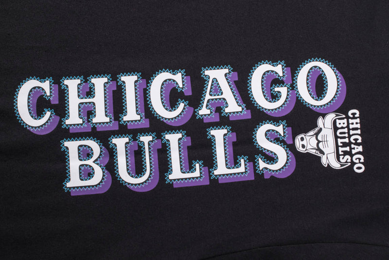 NBA STITCHING T-SHIRT - CHICAGO BULLS BLACK