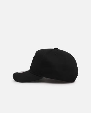 Mitchell & Ness Black Team Logo MVP Bulls Snapback Cap