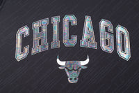 NBA Front Holographic Print Regular Fit Crop Jersey - Chicago Bulls