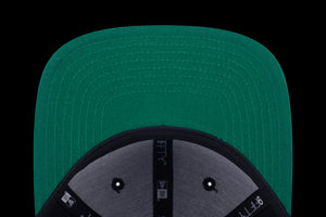New Era Boston Celtics Nba Infilled Black 9Fifty Of Pcv Cap