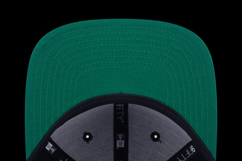 New Era Boston Celtics Nba Infilled Black 9Fifty Of Pcv Cap