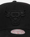 Mitchell & Ness Black Team Logo MVP Bulls Snapback Cap