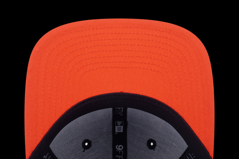 New Era New York Knicks Nba Infilled Black 9Fifty Of Pcv Cap