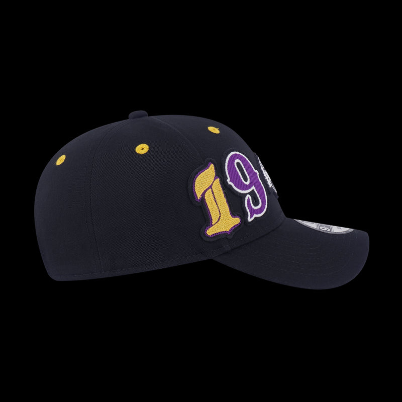 Los Angeles Lakers Bulls Mix League Patch Black 9Forty Cap