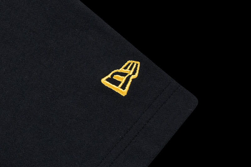 New Era Los Angeles Lakers Infilled Black COOLERA Short Sleeve T-Shirt