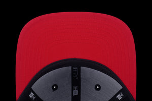 New Era Chicago Bulls Nba Infilled Black 9Fifty Of Pcv Cap