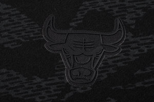 NBA All Black Chicago Bulls Men's Pullover Hoodie