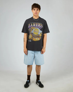 Mitchell & Ness Los Angeles Lakers Bevel Burst T-Shirt