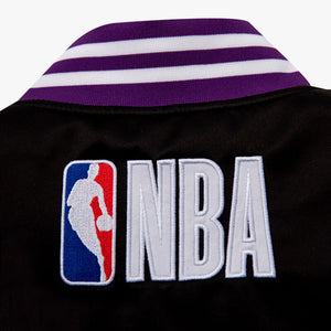 NBA Logo Patches RF Satin Bomber Jacket - Los Angeles Lakers