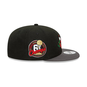 Chicago Bulls 9FIFTY NBA Floral Black Cap