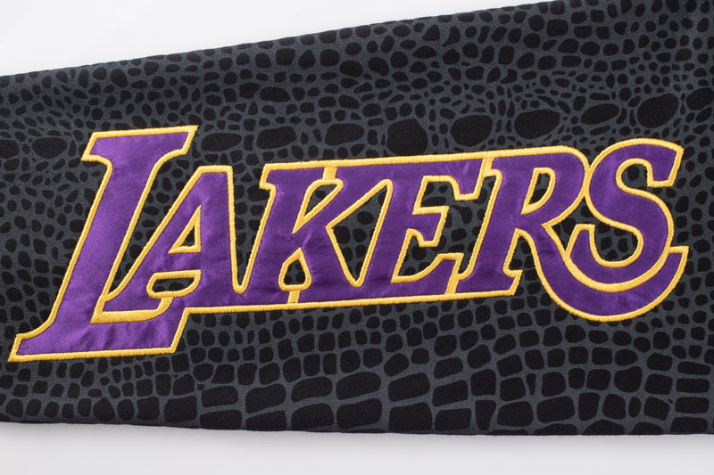 NBA Snake Texture Regular Fit Hoodie - Los Angeles Lakers