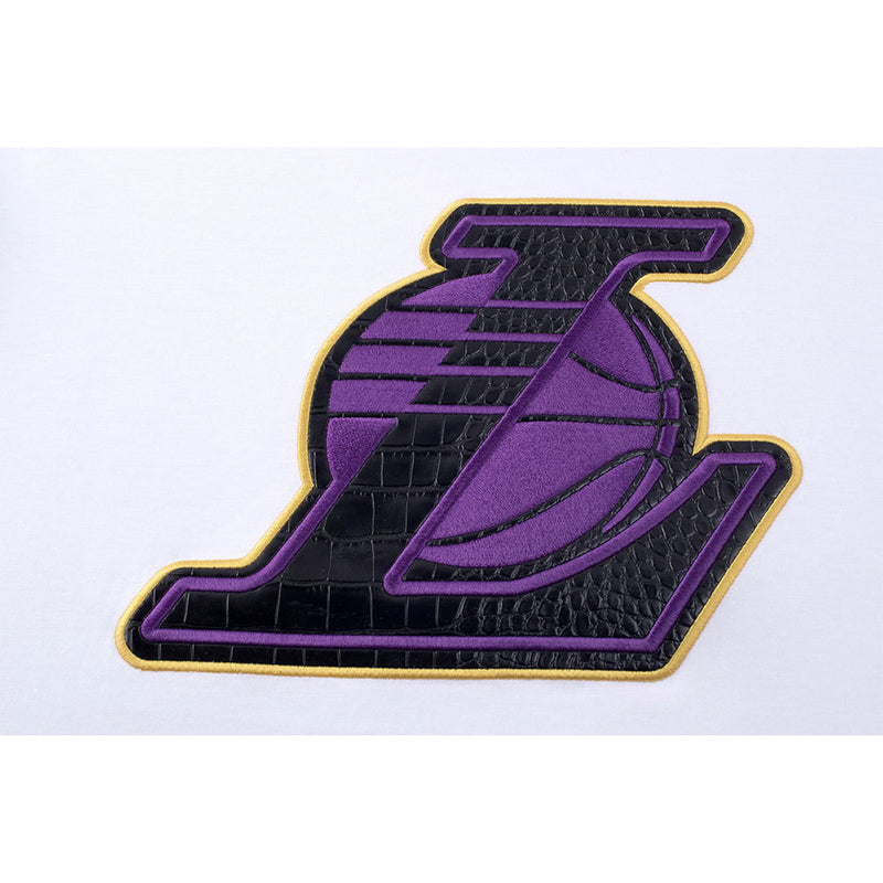 NBA Snake Texture Patch Regular Fit T-shirt - Los Angeles Lakers