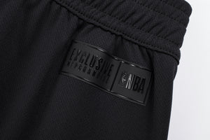 NBA All Black Los Angeles Lakers Men's Basketball Shorts