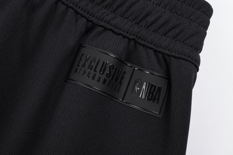 NBA All Black Los Angeles Lakers Men's Basketball Shorts