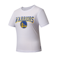 NBA Team Logo Print Regular Fit T-shirt - WHITE2, WARRIORS