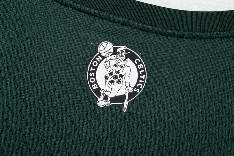 NBA Front Placement Embroidery Regular Fit Mesh Tank Top - CELTICS