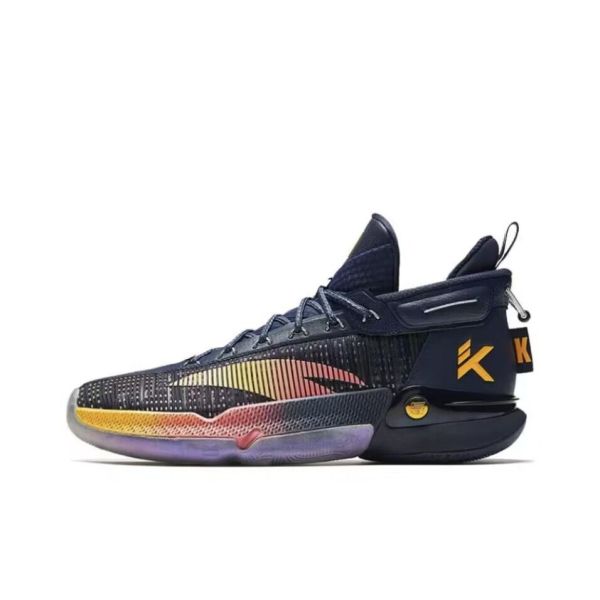 KT9 Klay Thompson Men's Basketball Sneakers - Blue/Yellow