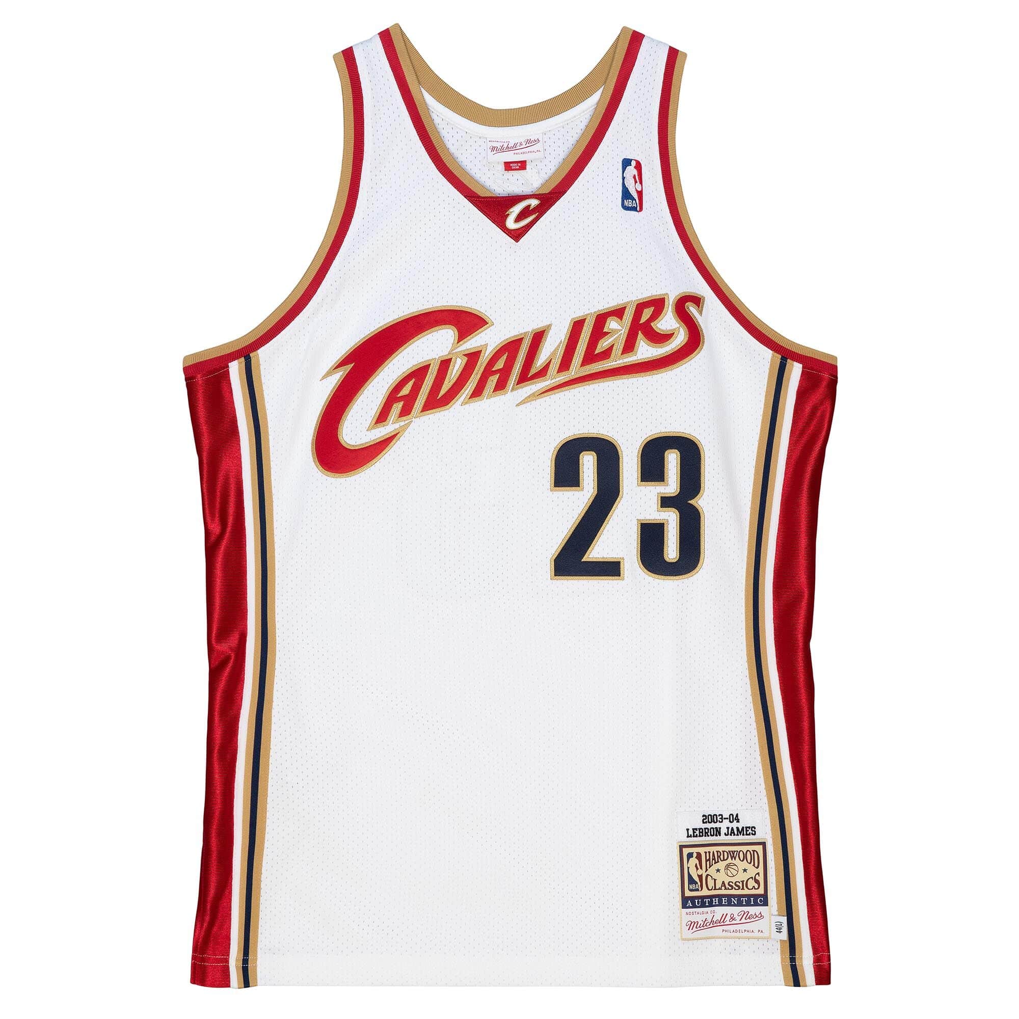 NBA AUTHENTIC JERSEY CAVALIERS 2003 LEBRON JAMES – NBA Store