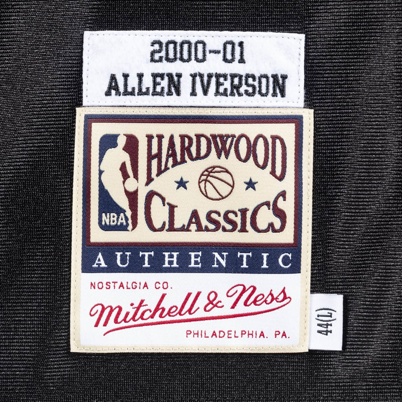 Authentic Jersey Philadelphia 76ers Road Finals 2000-01 Allen Iverson