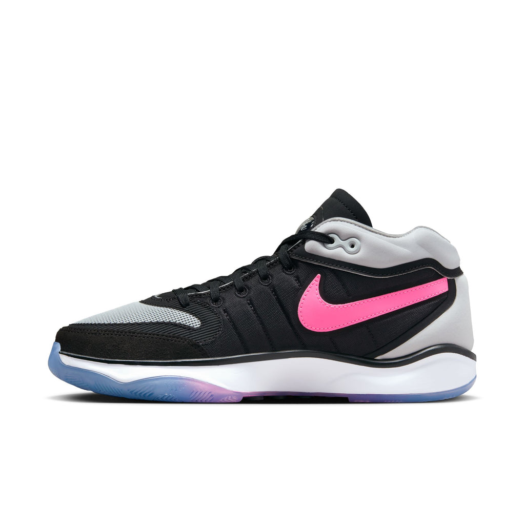 Nike G.T. Hustle 2 EP Men's Basketball Shoes BLACK/PURE PLATINUM-WHITE-PINK FOAM