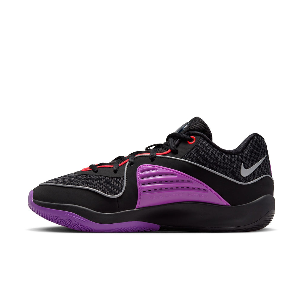 KD16 EP Basketball Shoes BLACK/METALLIC SILVER-VIVID PURPLE
