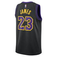 LeBron James Los Angeles Lakers City Edition 23/24 Nike Swingman Jersey