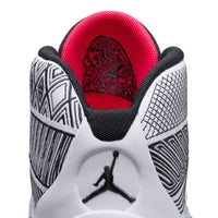 Air Jordan XXXVIII Big Kids' Shoes WHITE/SIREN RED-BLACK