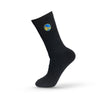 Golden State Warriors Crew Socks - BLACK