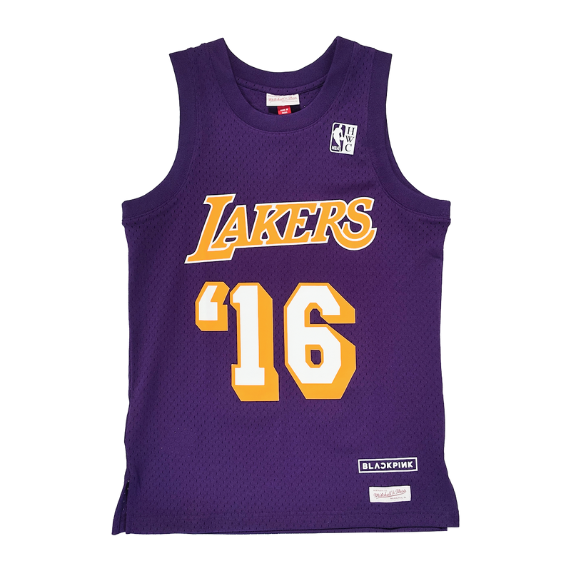 Los Angeles Lakers Purple BLACKPINK x NBA Swingman Jersey