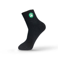 Boston Celtics Quarter Socks - BLACK