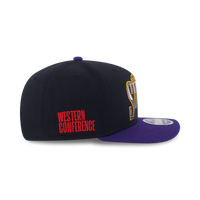 New Era Phoenix Suns Nba Infilled Black 9Fifty Of Pcv Cap