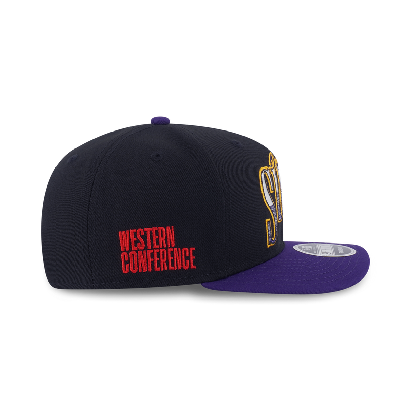 New Era Phoenix Suns Nba Infilled Black 9Fifty Of Pcv Cap
