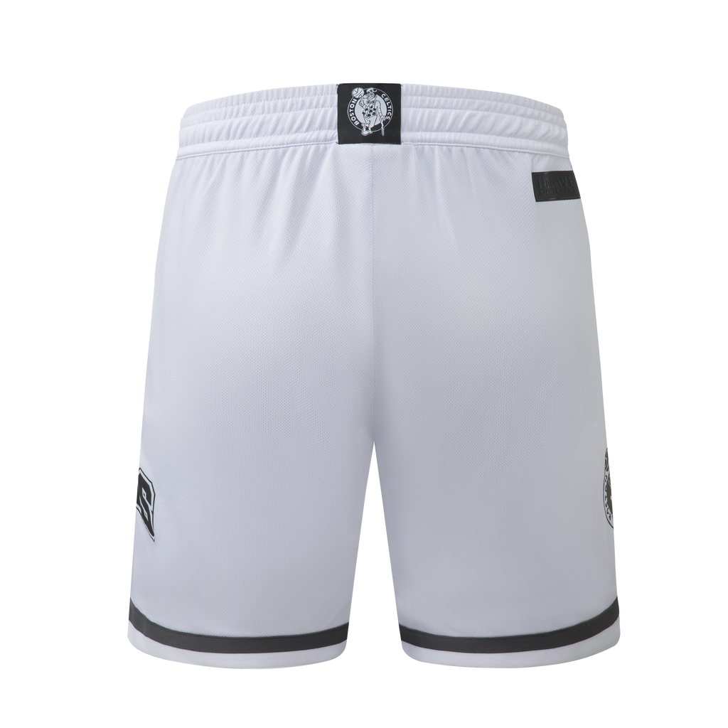 NBA White Boston Celtics Men's Basketball Shorts