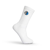 Dallas Mavericks Crew Socks - WHITE