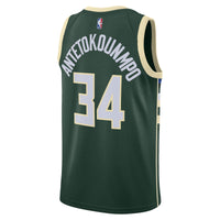 Giannis Antetokounmpo Milwaukee Bucks Icon Edition 22/23 Nike NBA Swingman Jersey