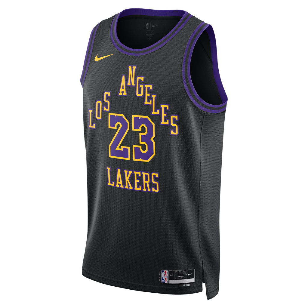 LeBron James Los Angeles Lakers City Edition 23/24 Nike Swingman Jersey