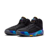 Air Jordan XXXVIII PF Basketball Shoes BLACK/TRUE RED-BRIGHT CONCORD-AQUATONE