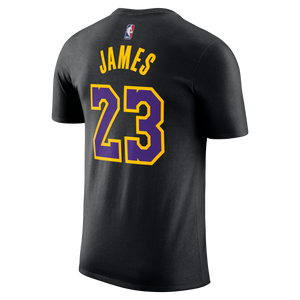 LeBron James Los Angeles Lakers City Edition 23/24 Nike Name and Number Tee